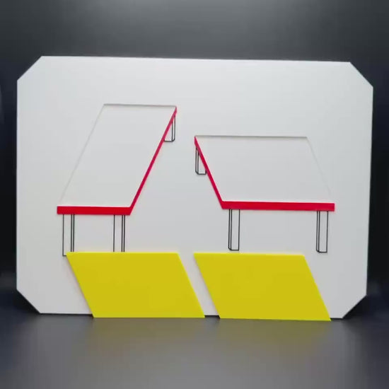 Optical Illusion, Tabletop Illusion, Swap The Tops - Fun Optical Illusion Game for All Ages, Unique Gift Idea