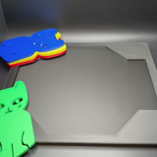 Fit the Four Cats Puzzle Game: Fit All 4 Cats in Frame Challenge, Fun & Unique Brain Teaser Gift