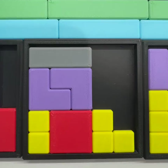 Sliding Block Puzzle Construction Kit - 5 Pack
