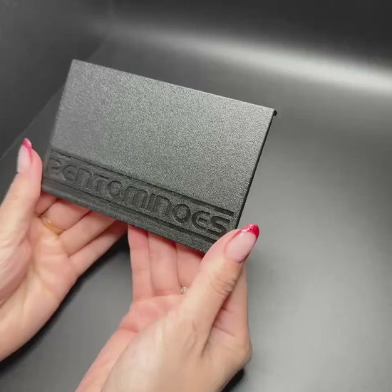 Pentominoes Pocket Puzzle - Brain-Boosting Fun, 4 Difficulty Levels, High Quality 3D Print, Perfect Gift for All Ages