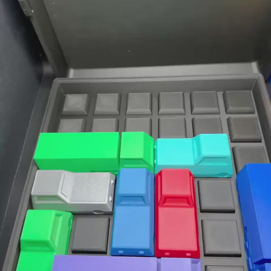 Escape the Gridlock! Rush Hour Challenge - Sliding Puzzle - Logic Game - 3D Printed Puzzle, Great Gift for Problem Solving Fun