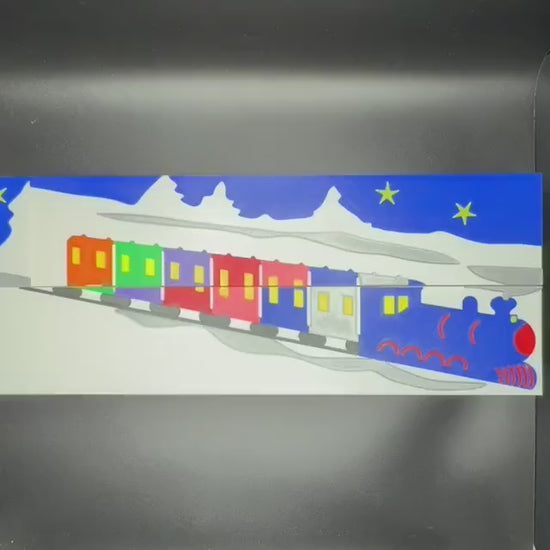 Vanishing Train Car Puzzle | Optical Illusion Dissection Puzzle | 3D Printed Retro Brain Teaser | Do You See 7 or 8 Cars?