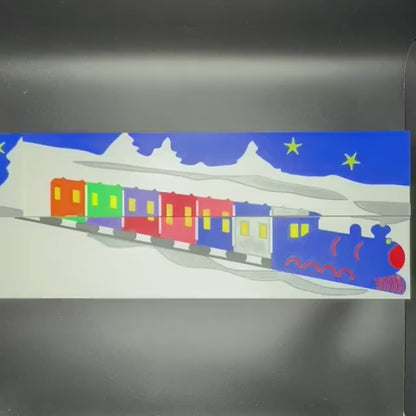 Vanishing Train Car Puzzle | Optical Illusion Dissection Puzzle | 3D Printed Retro Brain Teaser | Do You See 7 or 8 Cars?