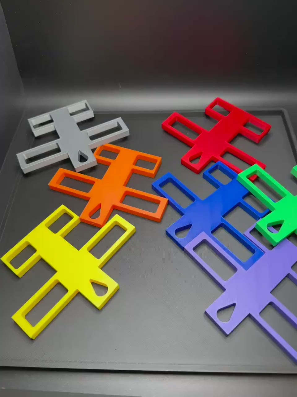 7 Airplanes Puzzle | 3D Printed Brain Teaser | Unique Gift for Puzzle Lovers | Challenging Airplane Fit Game