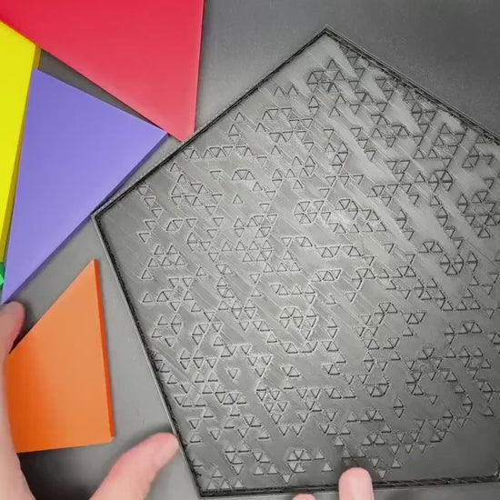 Pentagon into Square Puzzle - Transform This Unique Shape into a Perfect Square & Challenge Your Mind! Fun Brain Teaser!