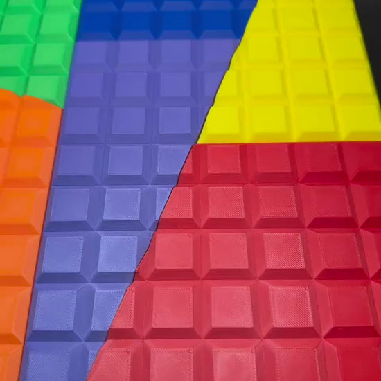 Puzzle Paradox 64+64=130 - Optical Illusion Puzzle for STEM Learning, High Quality 3D Printed Toy for All Ages