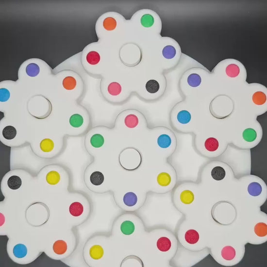 Gear Puzzle - Color-Matching Thinkominos-Inspired Game Unique Gear Shape Brain Teaser - STEM Learning Tool, Fun Family Activity Perfect Gift