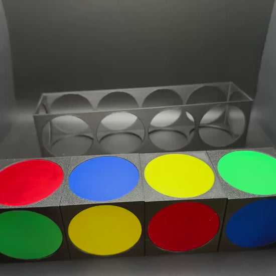 Instant Insanity Puzzle for All Ages - Fun & Engaging Gift Idea for Puzzle Lovers - 3D Printed Puzzle