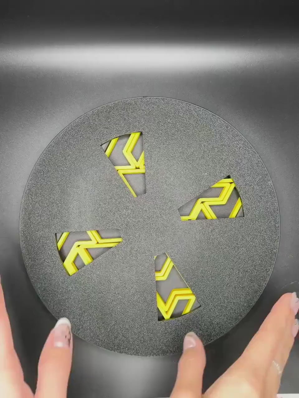 3D Printed Heptiamond Snowflake Puzzle with Box - Challenging Brain Teaser, Unique Gift, Fun for All Ages, Educational Toy