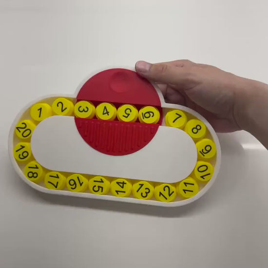 Top Spin Puzzle - High Quality 3D Printed Mind Game for Kids & Teachers - Fun Number Sorting Challenge, Perfect Educational Toy