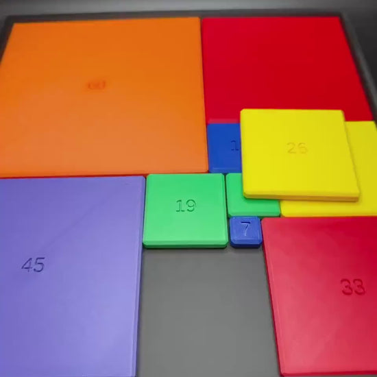 Perfect Rectangle Puzzle for Adults & Kids - Challenging Math Puzzle Brain Teaser - Educational Game for Teachers, Students Puzzle Lovers