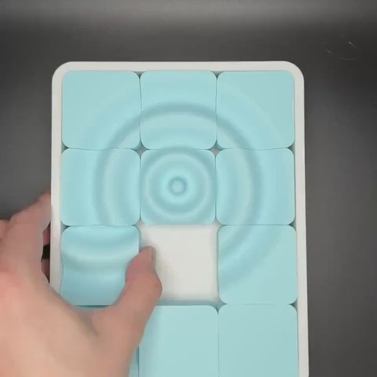 Ripple Sliding Puzzle - Endless Fun for All Ages, Perfect Gift for Puzzle Lovers, Move the Raindrop to the Center