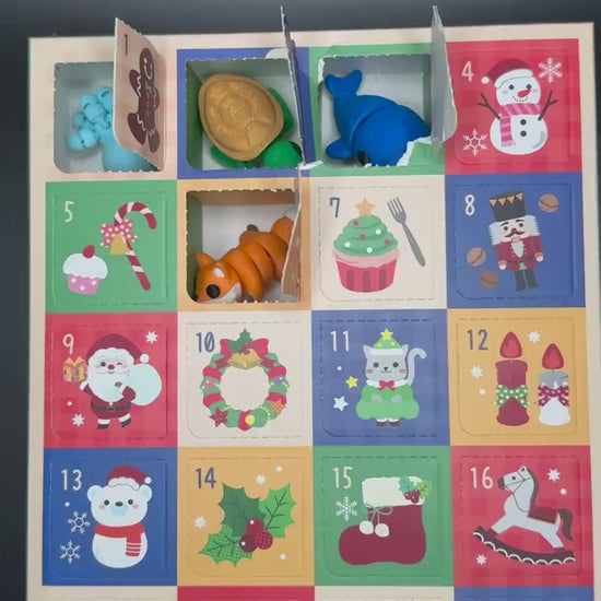 Advent Calendar - Larger Mini Animals & Toys, Articulating Tiny Fidget Toy, Over 24 Unique Models, ** Limited Holiday Run**