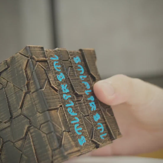 Alien Artifact Puzzle - Puzzle Box, Fun Gift For All Ages, Unique Puzzle, Painted Glow in the Dark or Regular Styles!