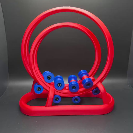 Mobius Flip Coaster 3D Printed Math Gift, Unique Geometric Coaster, High Quality Home Decor, STEM Desk Accessory