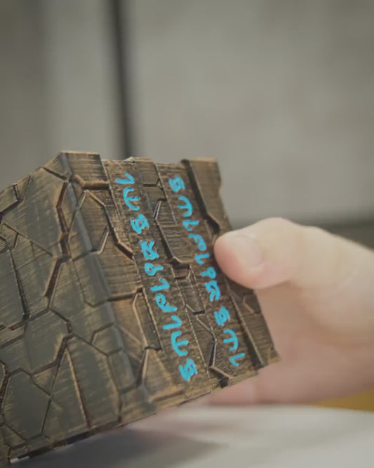 Alien Artifact Puzzle - Puzzle Box, Fun Gift For All Ages, Unique Puzzle, Painted Glow in the Dark or Regular Styles!