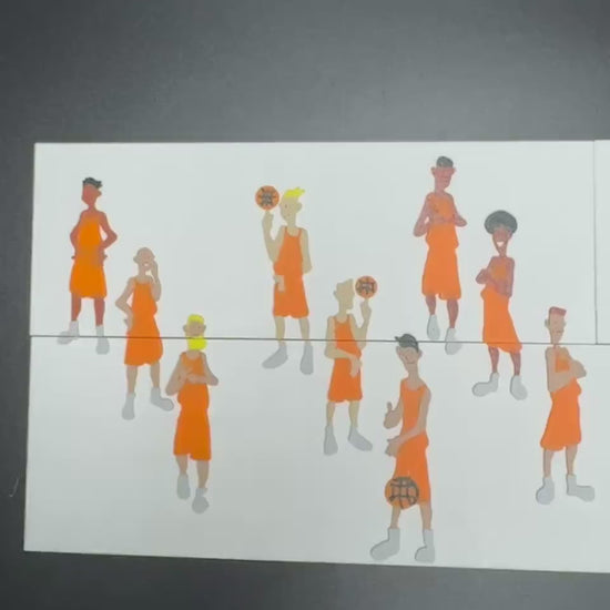 Disappearing Basketball Player Puzzle - Mind-Bending Optical Illusion Puzzle, Brain Teaser Game, Perfect Gift for Adults & Kids