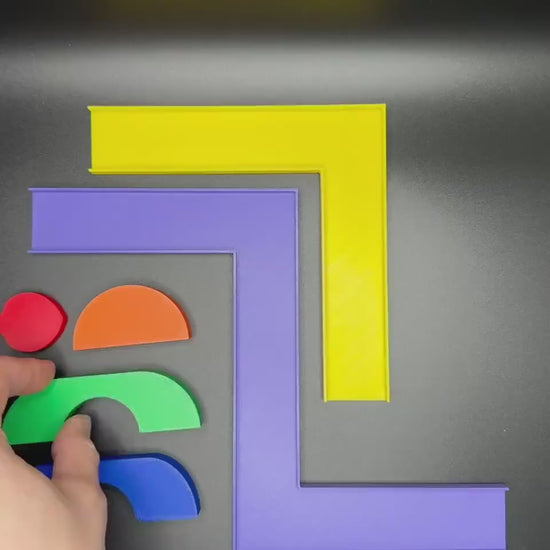 Moving Sofa Problem Puzzle | Unique 3D Printed Math Challenge & Gift for Puzzle Enthusiasts | Fun Brain Teaser for Adults and Kids