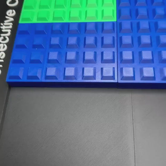 Sum of Consecutive Cubes Puzzle | 3D Printed Math Visual Proof | Large Framed Brain Teaser | Educational Gift